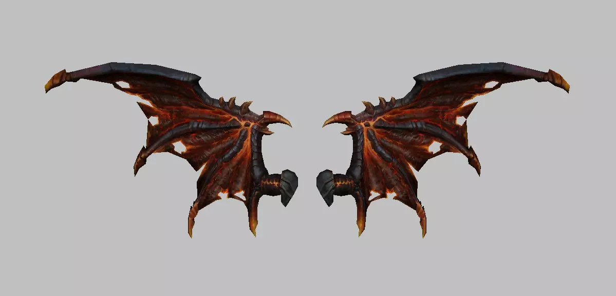 Dragon Wing K3 Low-poly 3D model