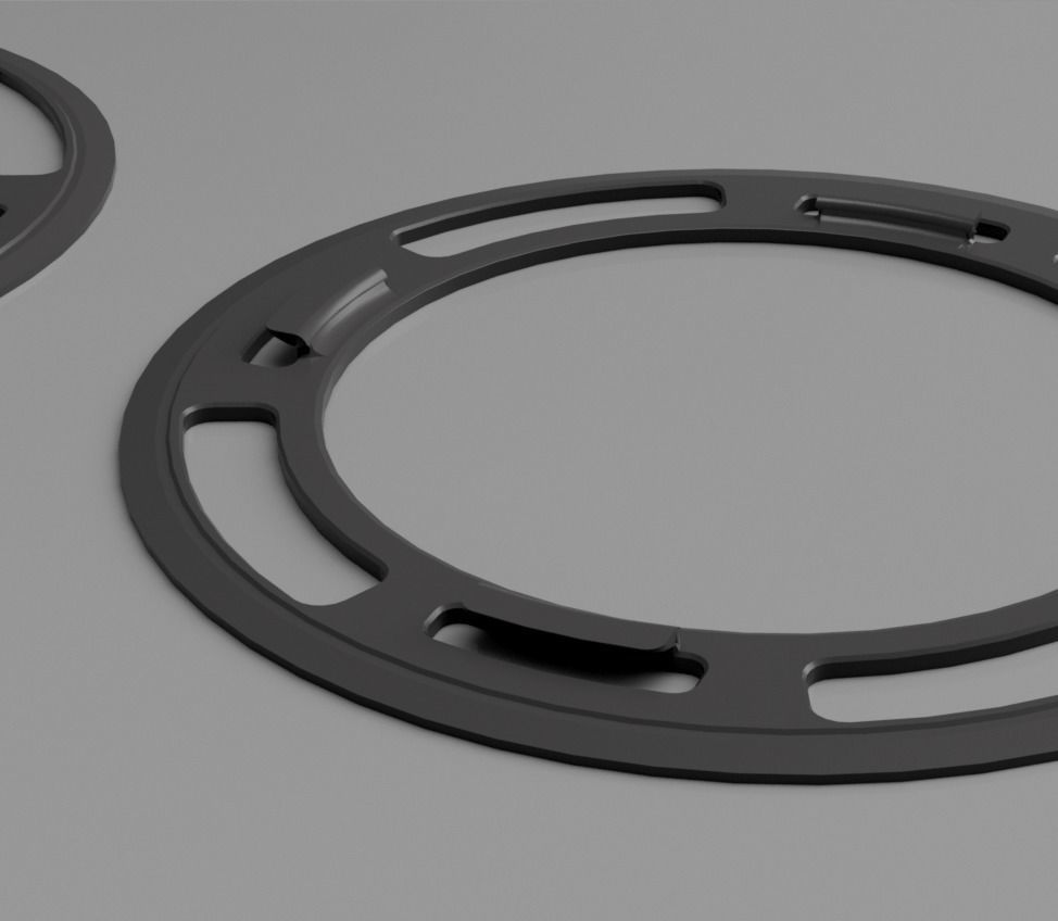 HIFIMAN SUNDARA REPLACEMENT EARPADS FRAMES 3D print model_3