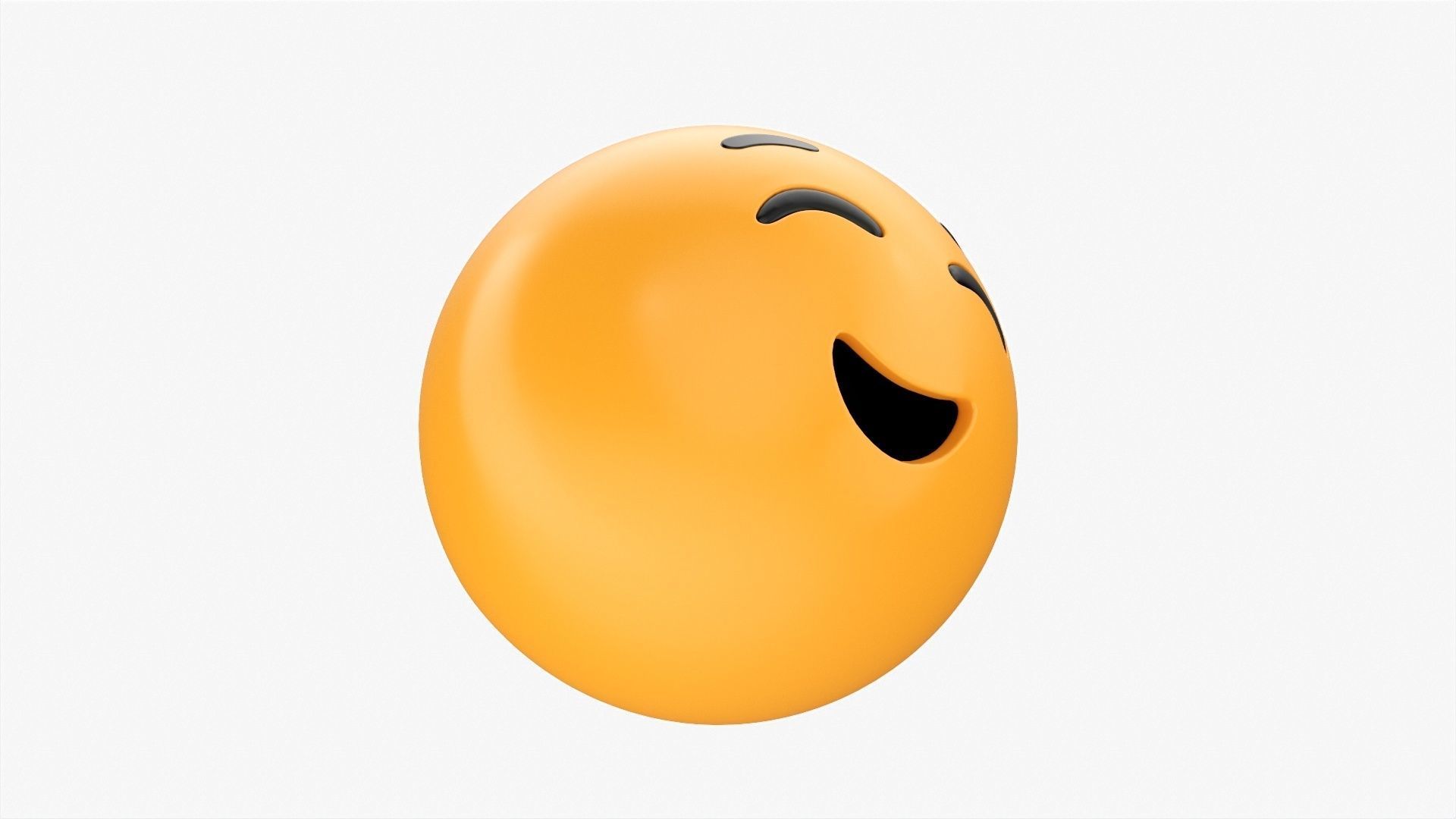 Emoji 012 Smiling with eyes closed 3D model_4