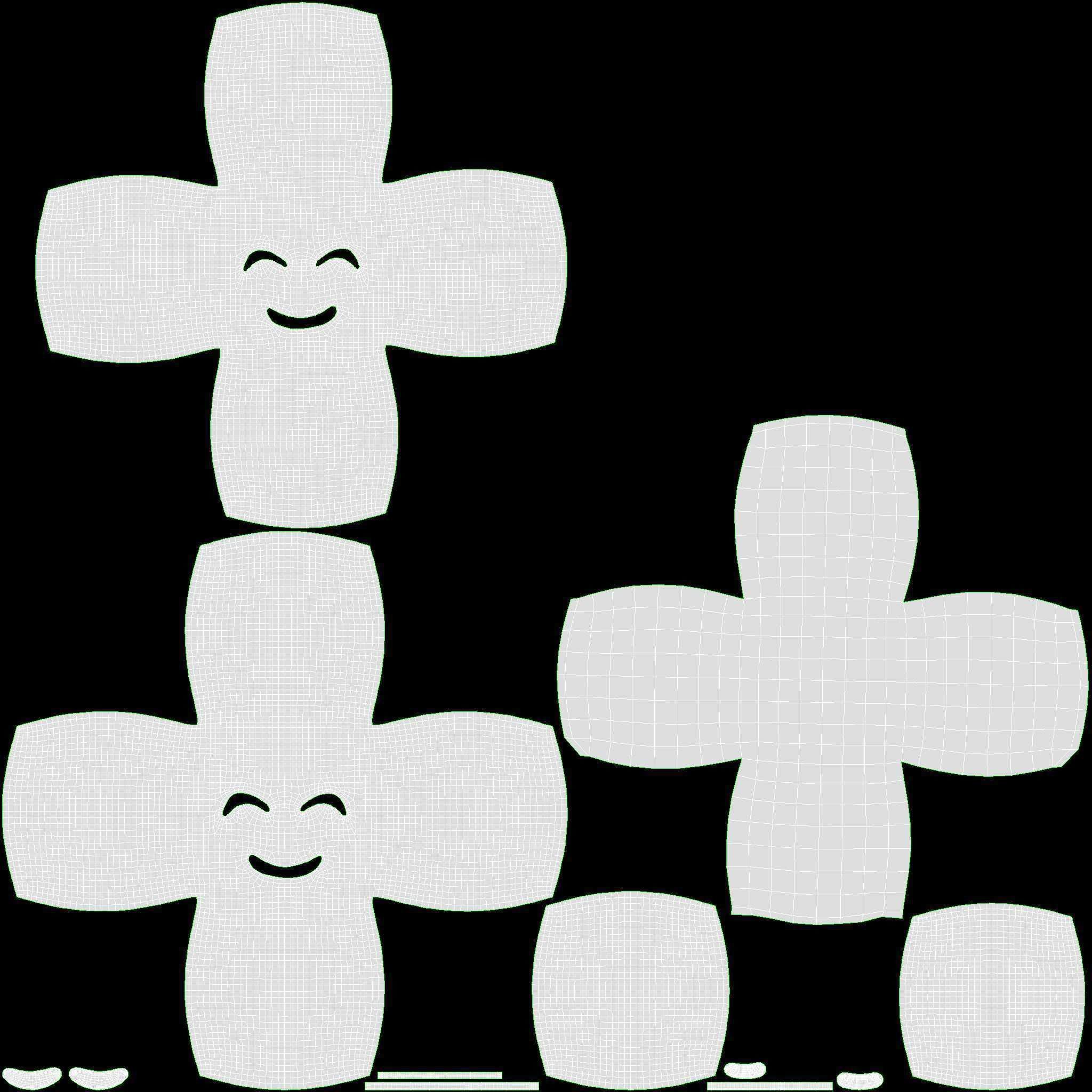 Emoji 012 Smiling with eyes closed 3D model_6