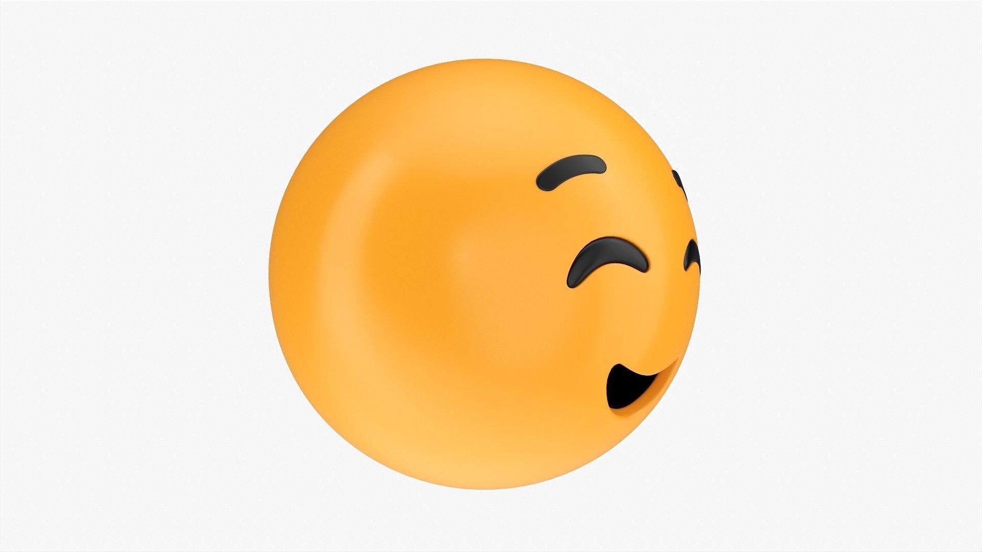 Emoji 012 Smiling with eyes closed 3D model_1