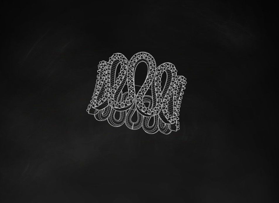 Model 573 Waterway Diamond Ring 54 EU Size 3D print model_10