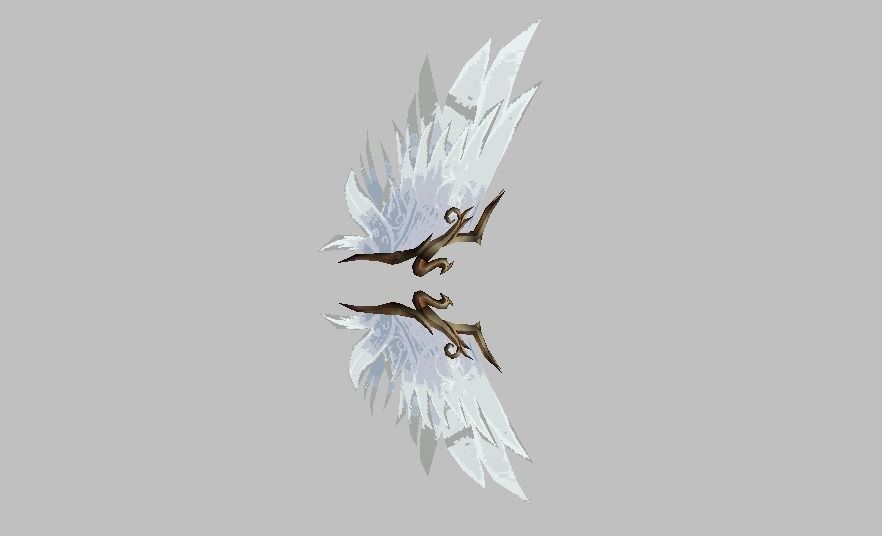Angel Wing K4 Low-poly 3D model_9