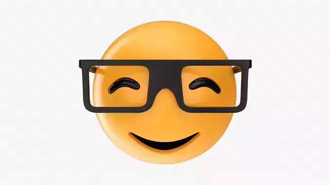 Emoji 015 Smiling with glasses