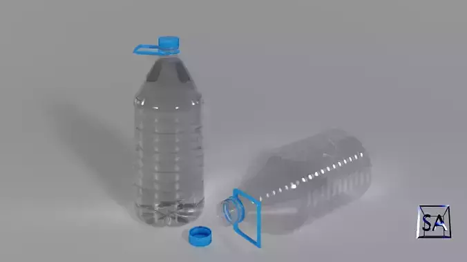 5 Liters Plastic Water Bottle