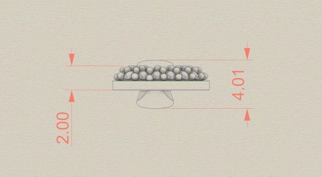 Model 519 Camber Initial B Letter Diamond Pendant 3D print model_8