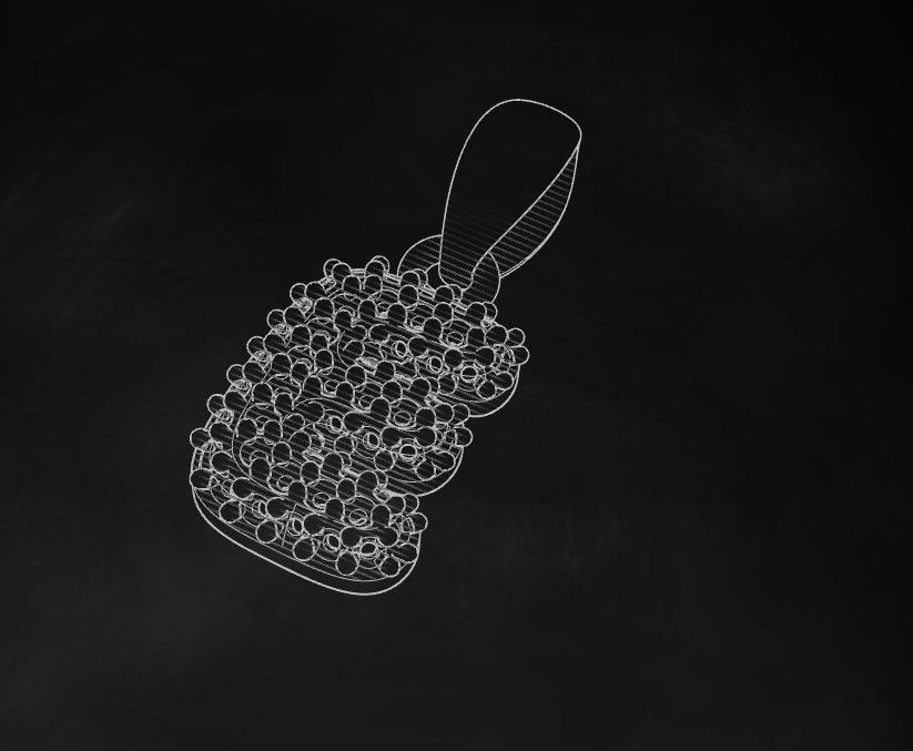 Model 522 Camber Initial E Letter Diamond Pendant 3D print model_11