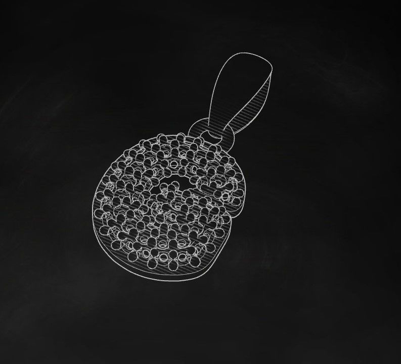 Model 524 Camber Initial G Letter Diamond Pendant 3D print model_11