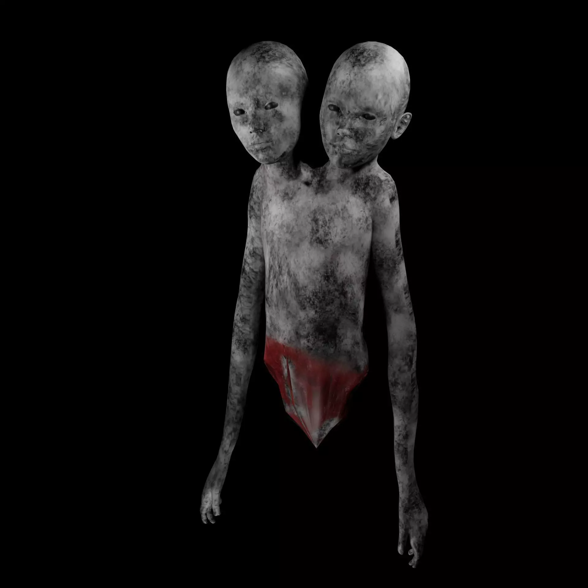 monster siamese twins Free 3D model_0