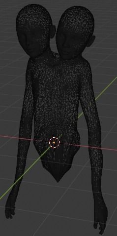 monster siamese twins Free 3D model_1
