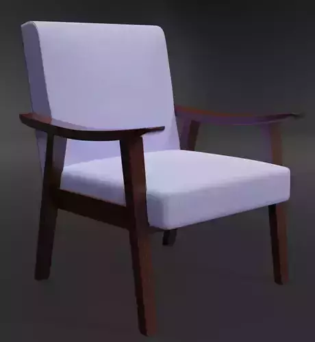 Chair 8 lounge with cushion