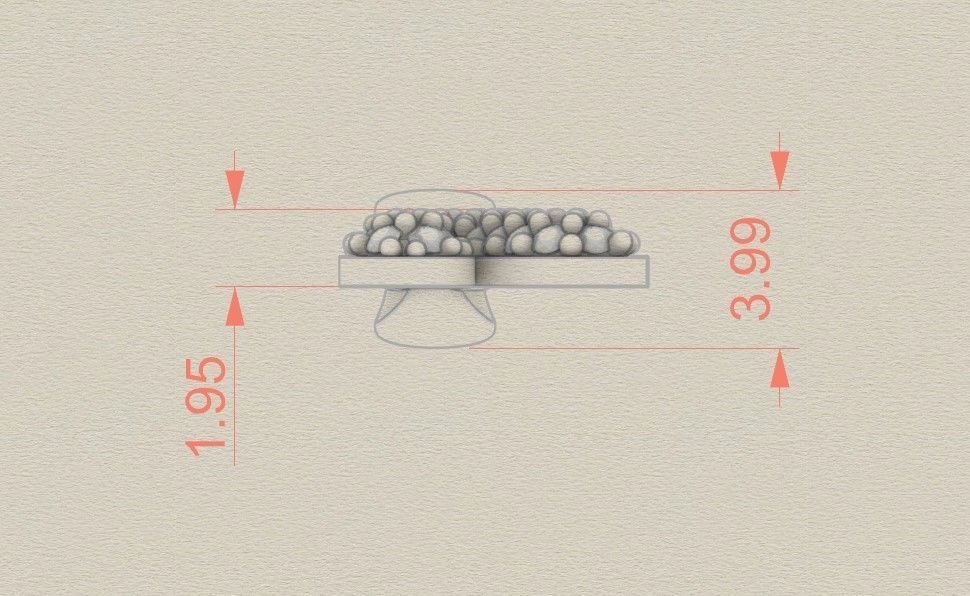 Model 528 Camber Initial K Letter Diamond Pendant 3D print model_9