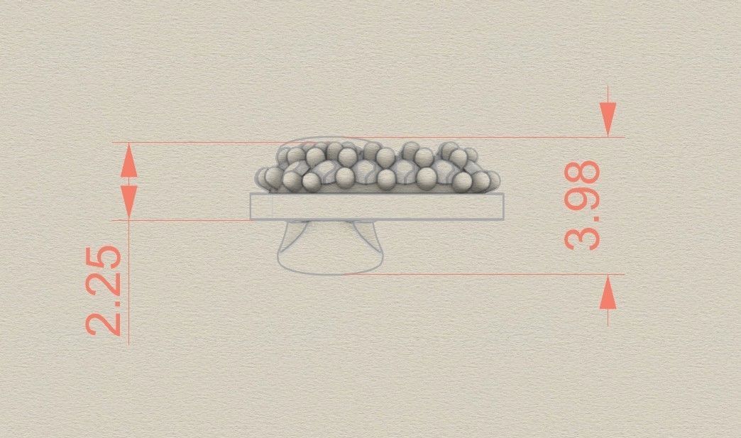 Model 529 Camber Initial L Letter Diamond Pendant 3D print model_9