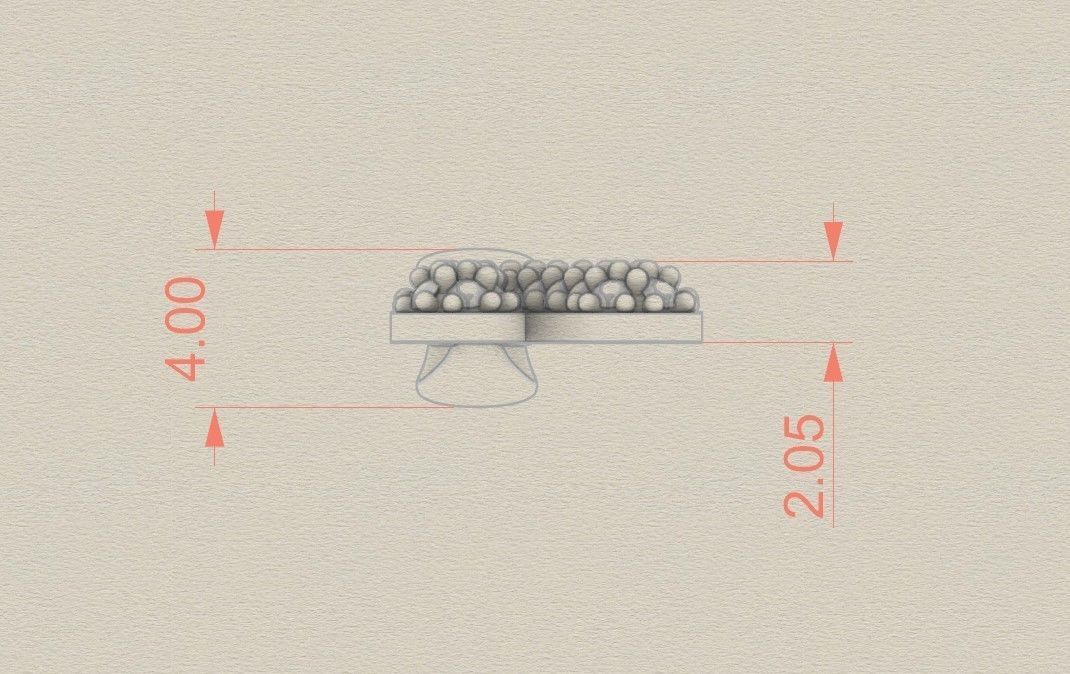 Model 531 Camber Initial N Letter Diamond Pendant 3D print model_9