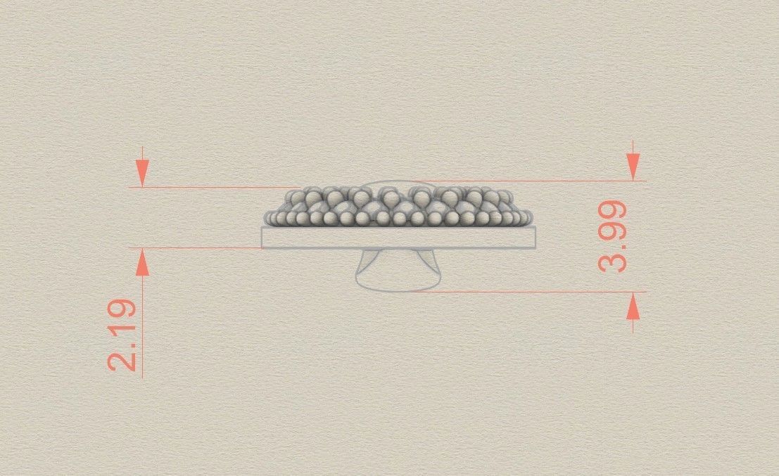 Model 532 Camber Initial O Letter Diamond Pendant 3D print model_9