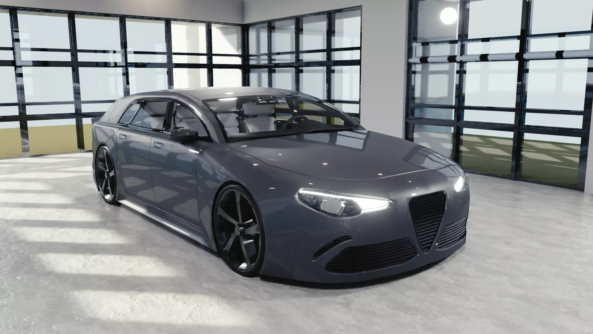 Auto 3d Module AUDI car module 3D model animated rigged | CGTrader