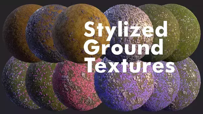 Stylized Ground Materials Texture