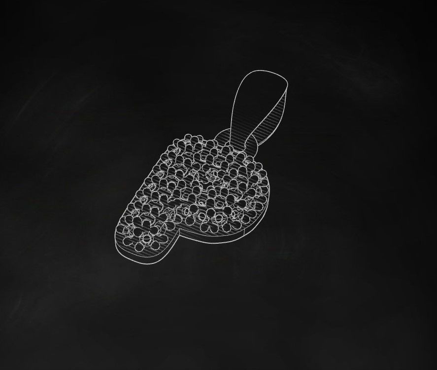 Model 533 Camber Initial P Letter Diamond Pendant 3D print model_11