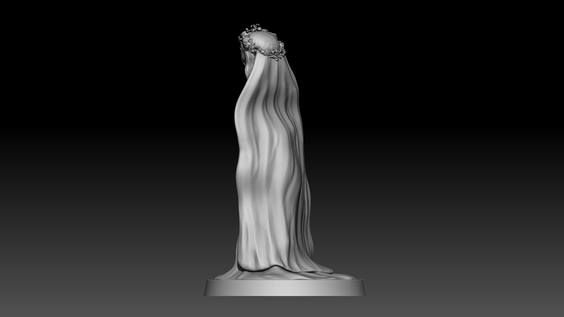 Corpse Bride Emily 3D Print  3D print model_4