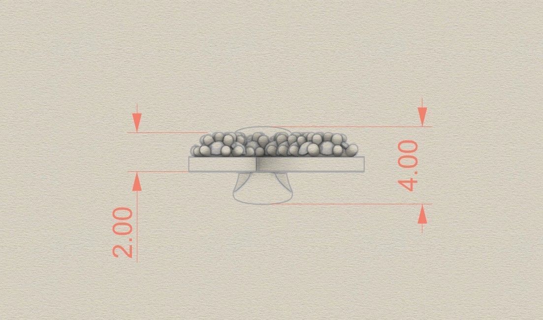 Model 535 Camber Initial R Letter Diamond Pendant 3D print model_8