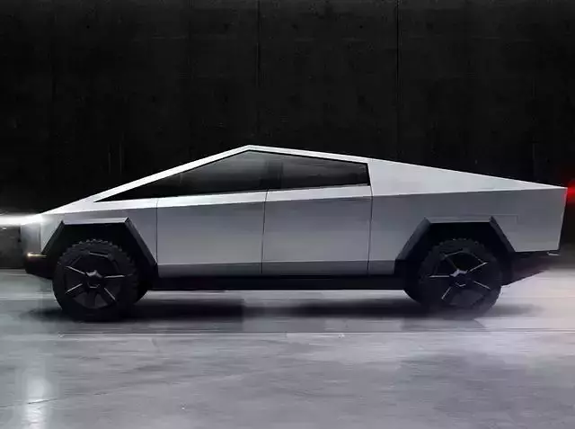 Cybertruck futuristic electric vehicle 3D model