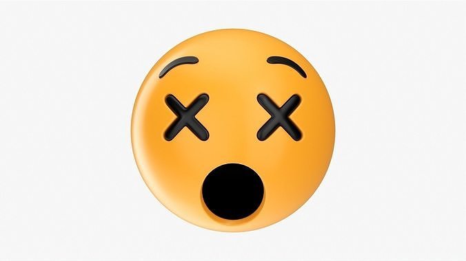 Emoji 022 Dizzy 3D model