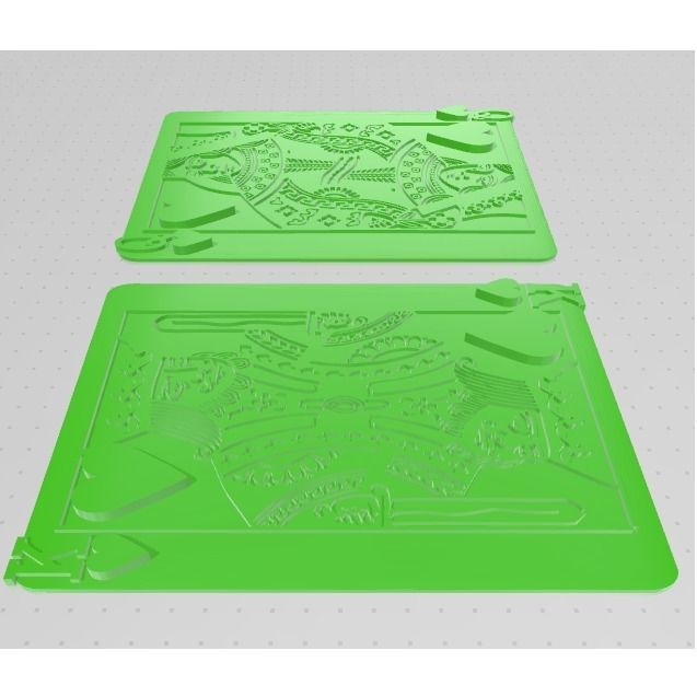 King and Queen of Hearts Wall Art 3D print model_16