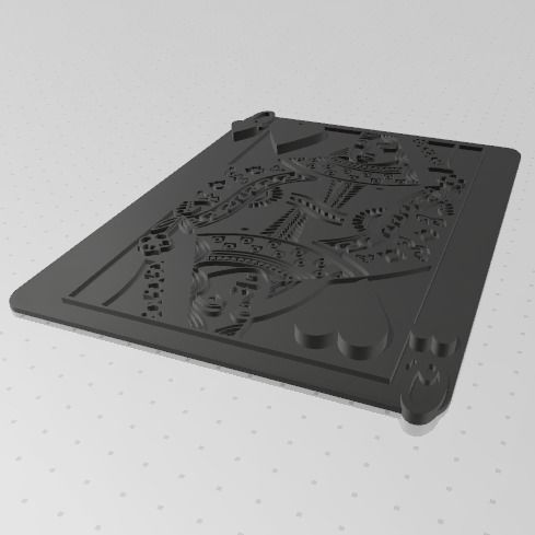 King and Queen of Hearts Wall Art 3D print model_9