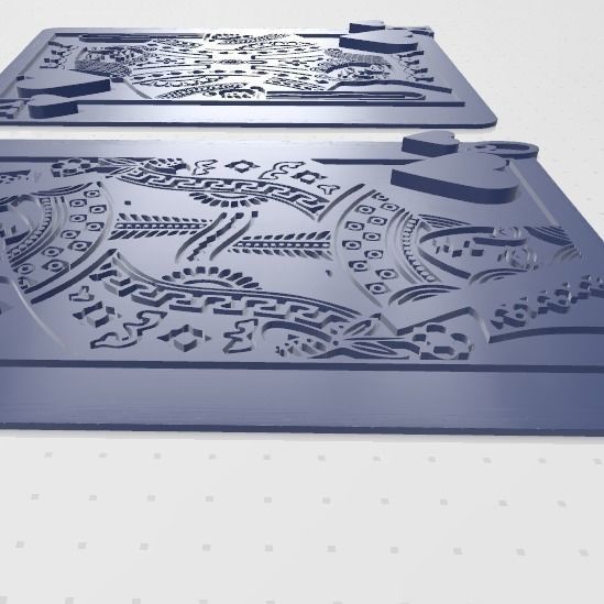 King and Queen of Hearts Wall Art 3D print model_17