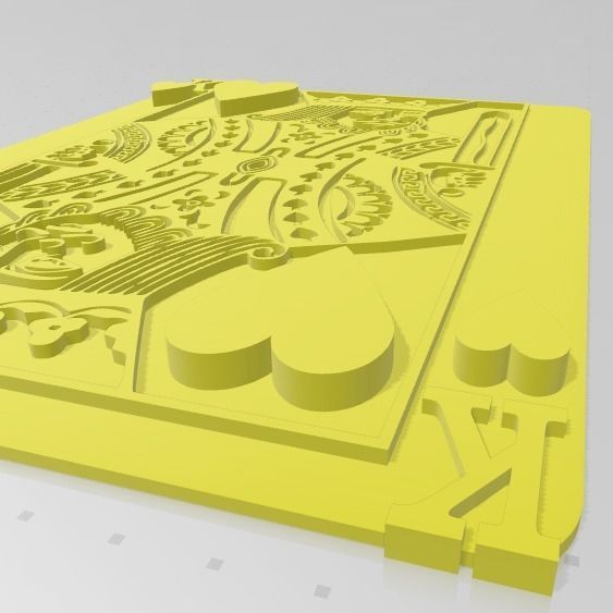 King and Queen of Hearts Wall Art 3D print model_13