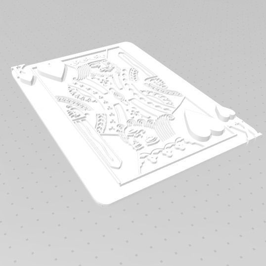 King and Queen of Hearts Wall Art 3D print model_15