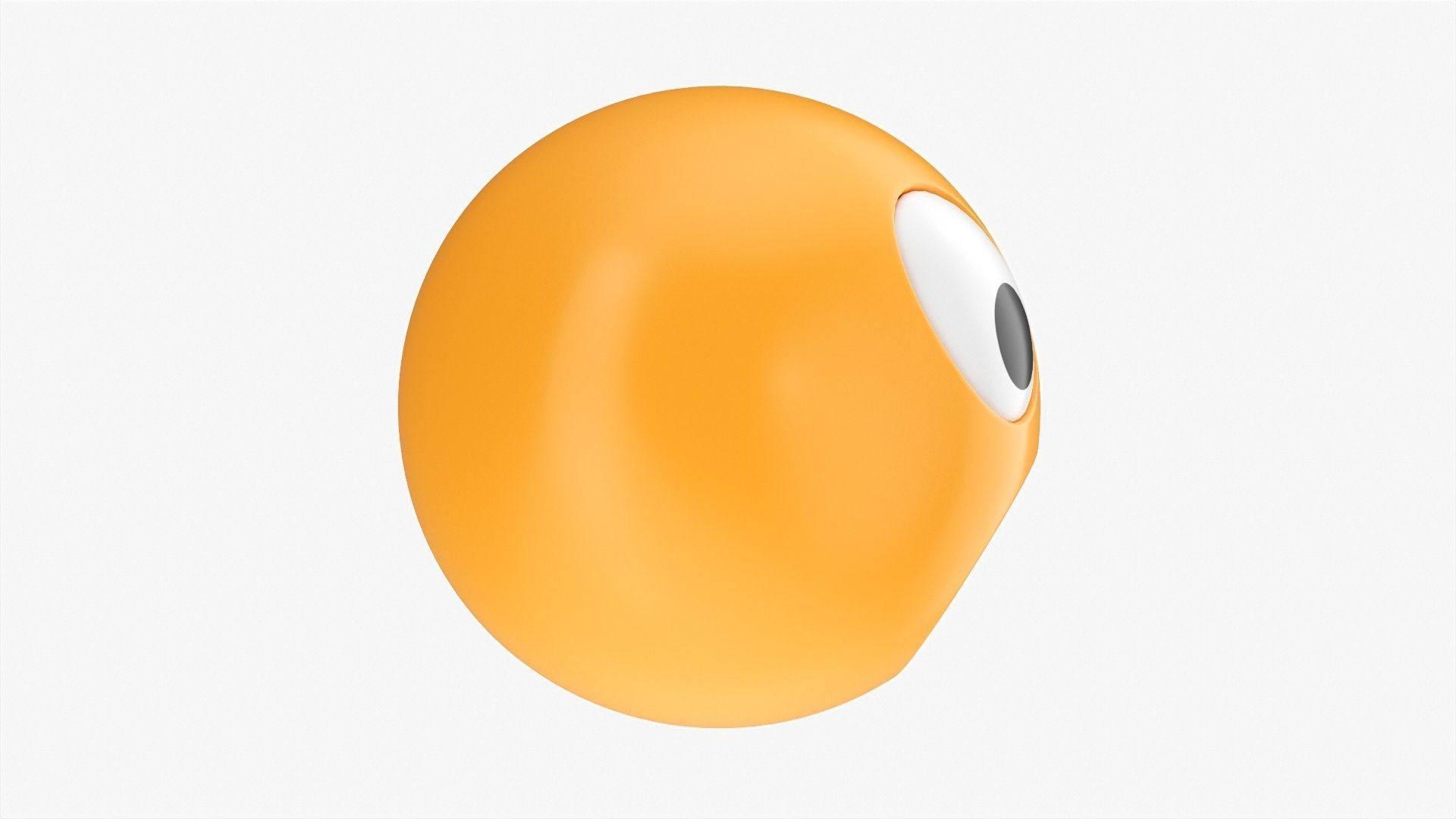 Emoji 026 Astonished with big eyes 3D model_2