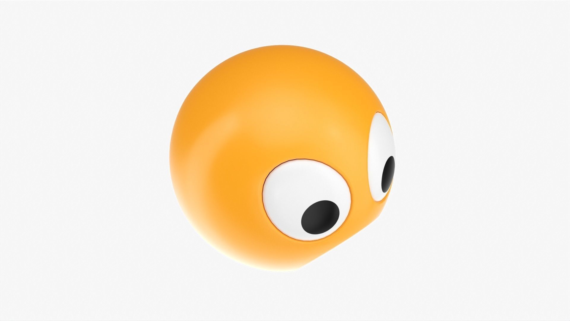 Emoji 026 Astonished with big eyes 3D model_3
