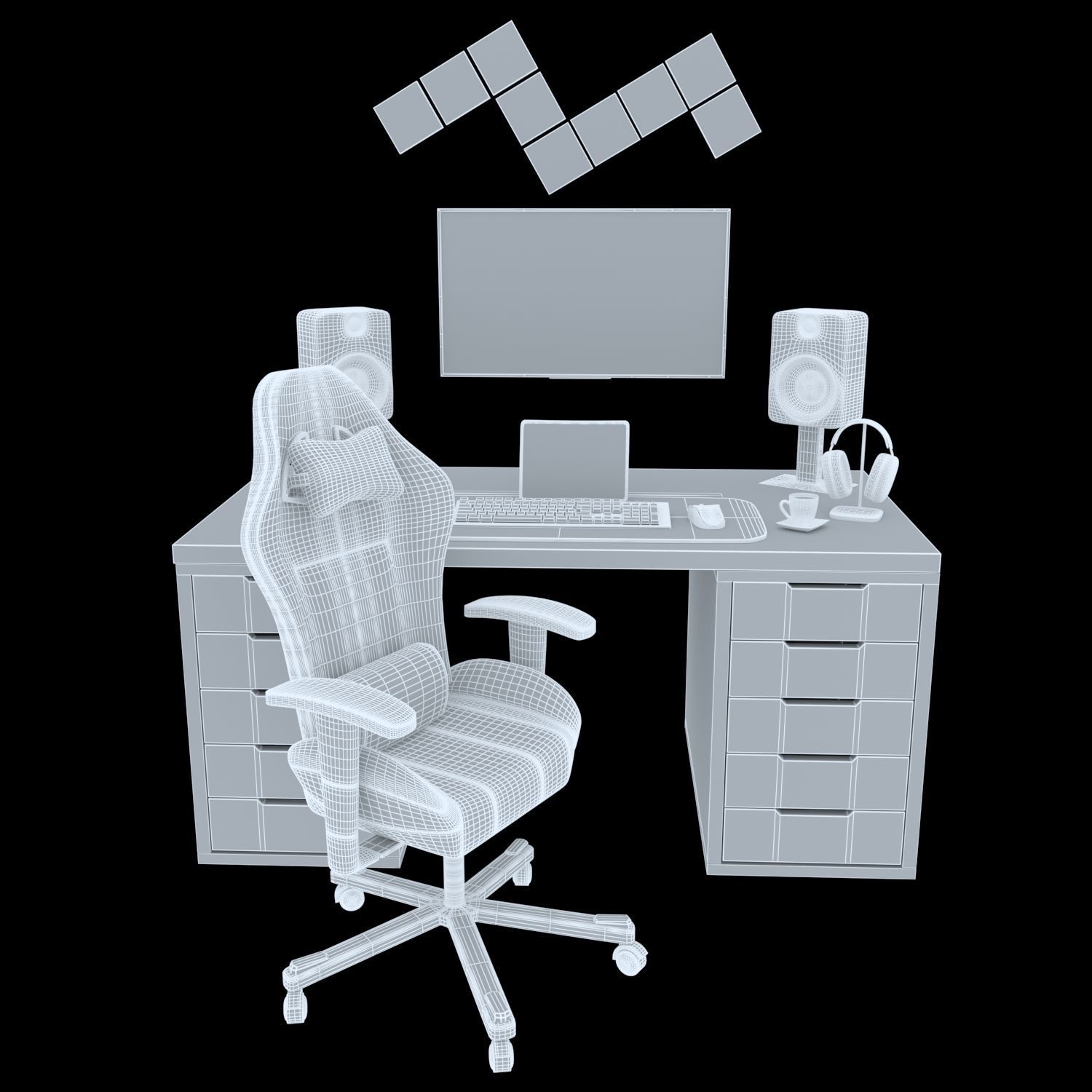 pc game 11 3D model_5