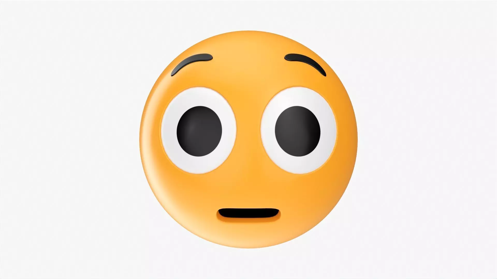 Emoji 031 Astonished with big eyes 3D model_0