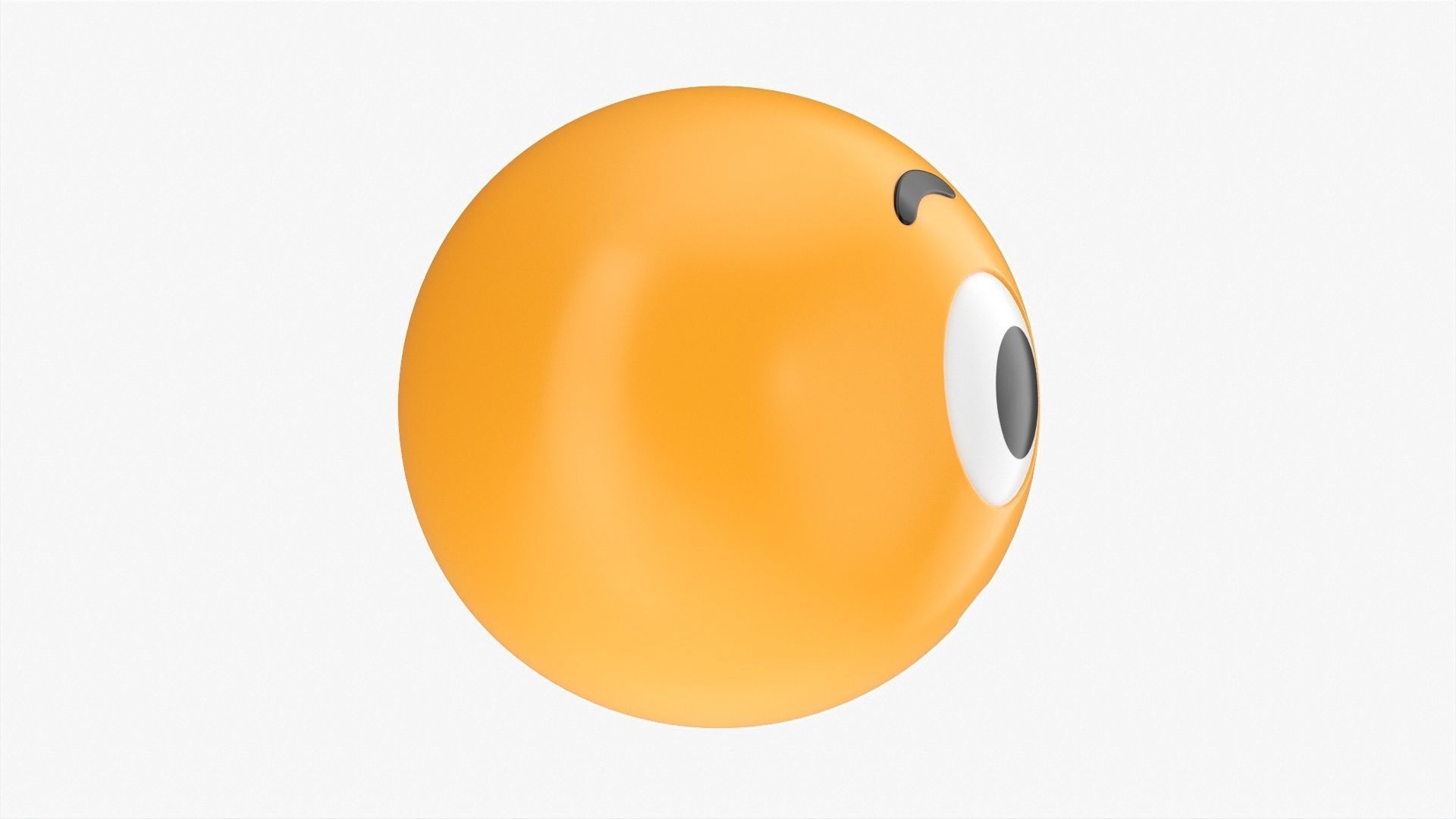 Emoji 031 Astonished with big eyes 3D model_2