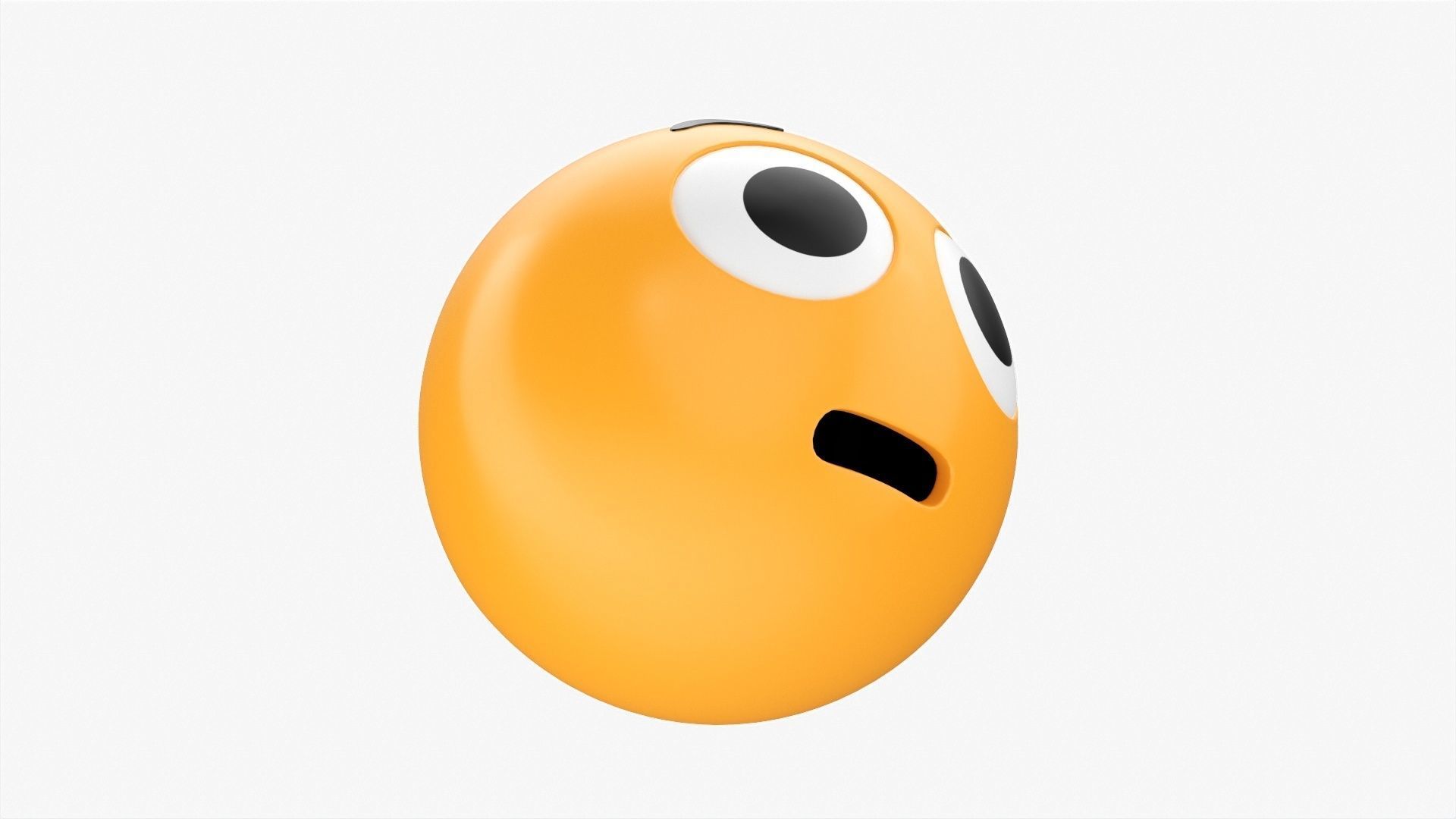 Emoji 031 Astonished with big eyes 3D model_4