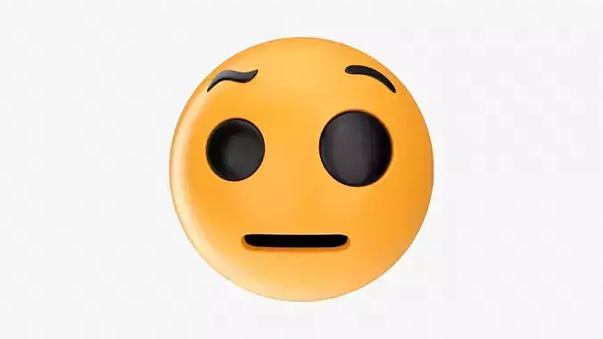 Emoji 032 With raised eyebrow