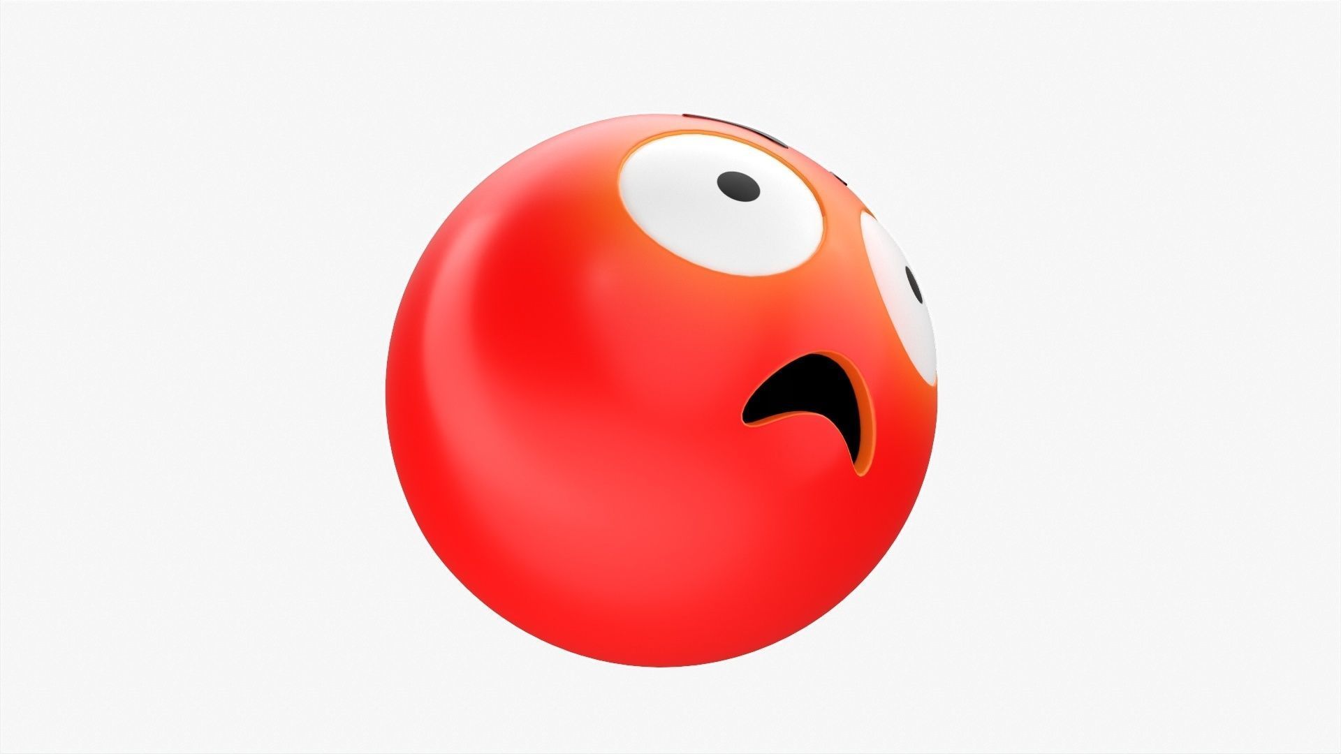 Emoji 033 Angry with big eyes 3D model_4