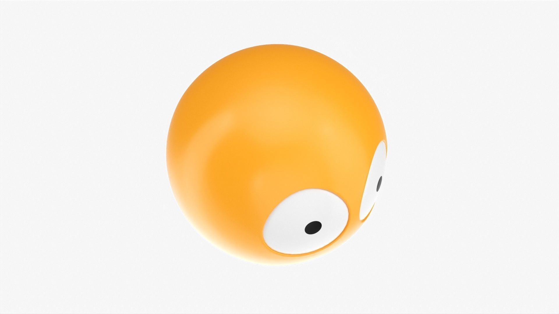 Emoji 034 Astonished with big eyes 3D model_3