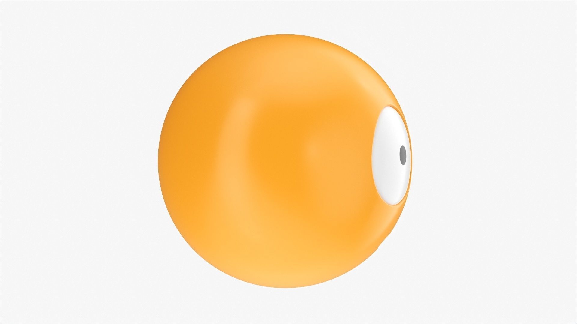 Emoji 034 Astonished with big eyes 3D model_2