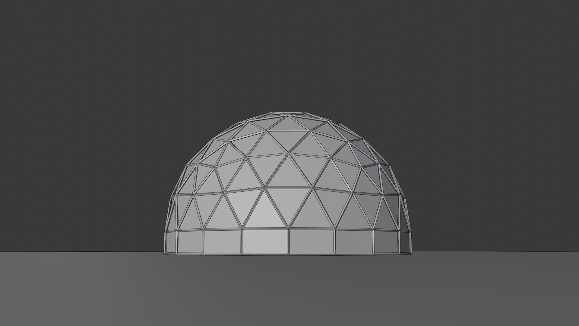 Dome Building 3D model_4