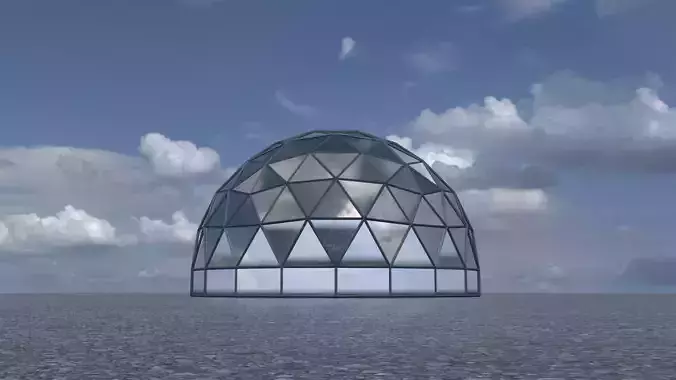 Dome Building 3D model