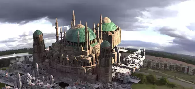 Naboo Inspired Dome 6 with city