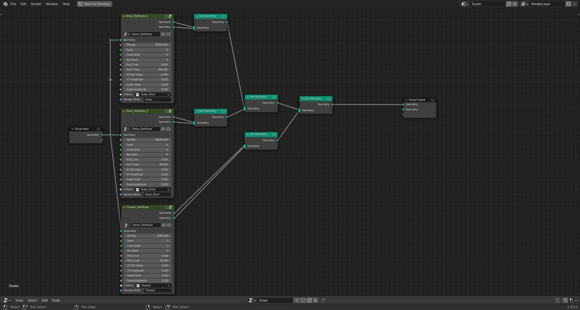 Dandelion Grass Low-poly 3D model_32