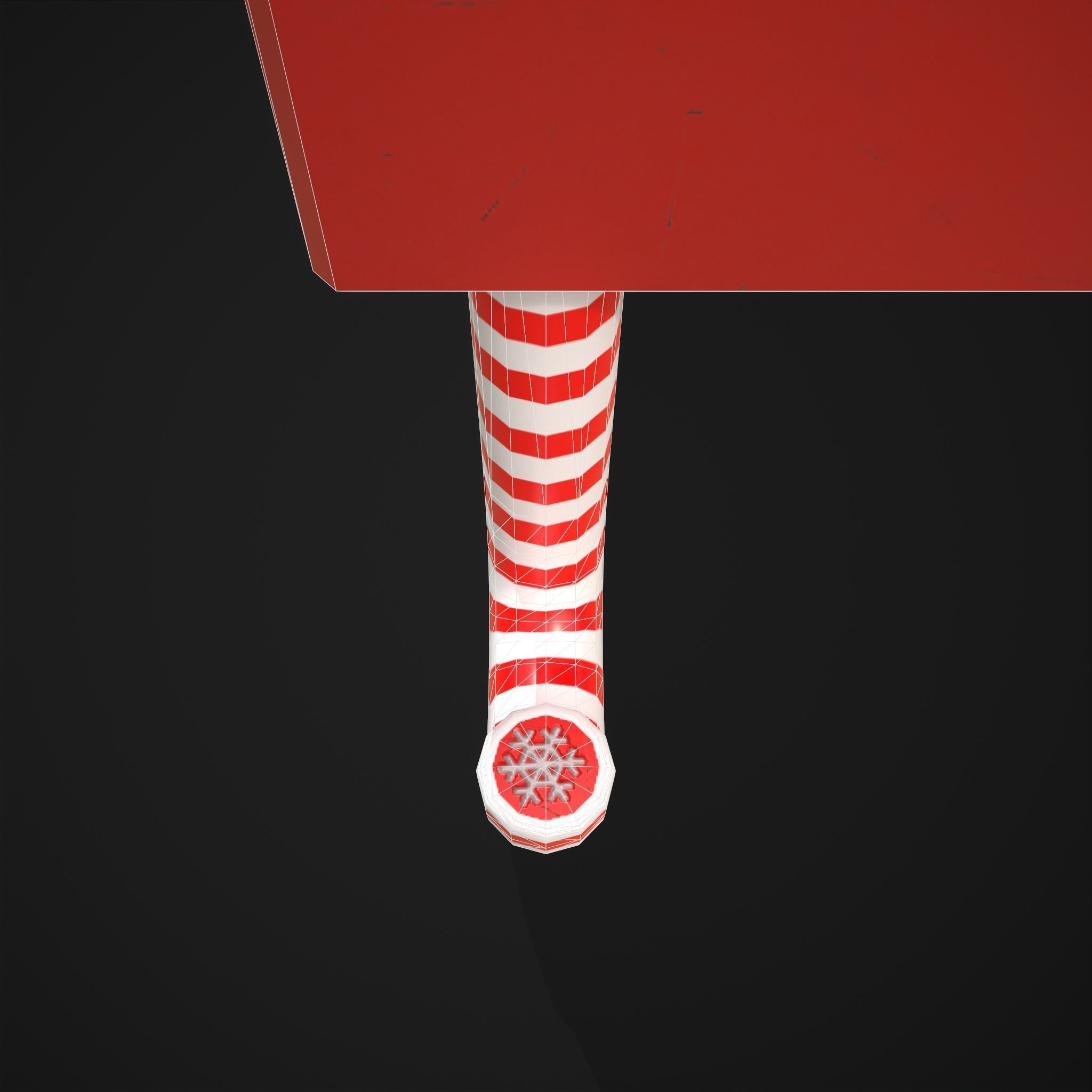 Festive Holiday Drop box Low-poly 3D model_22