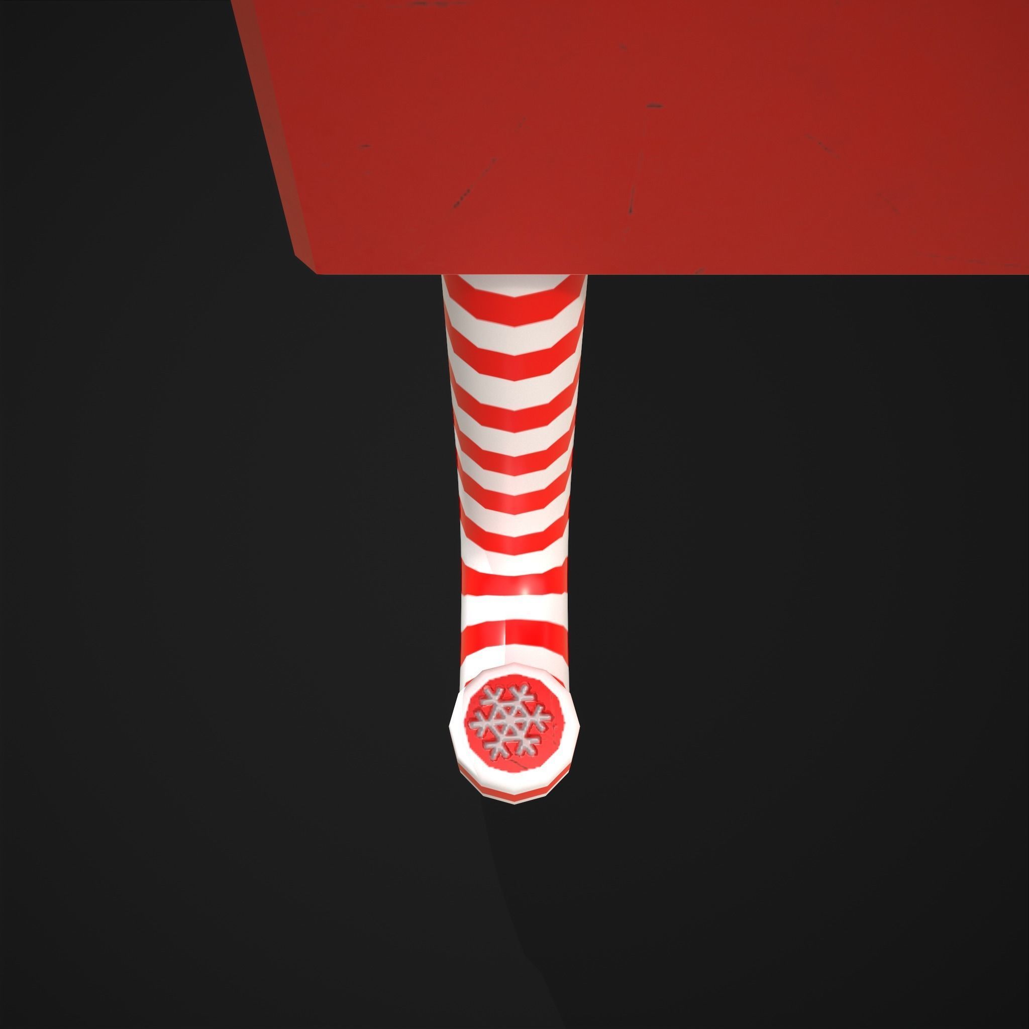 Festive Holiday Drop box Low-poly 3D model_21