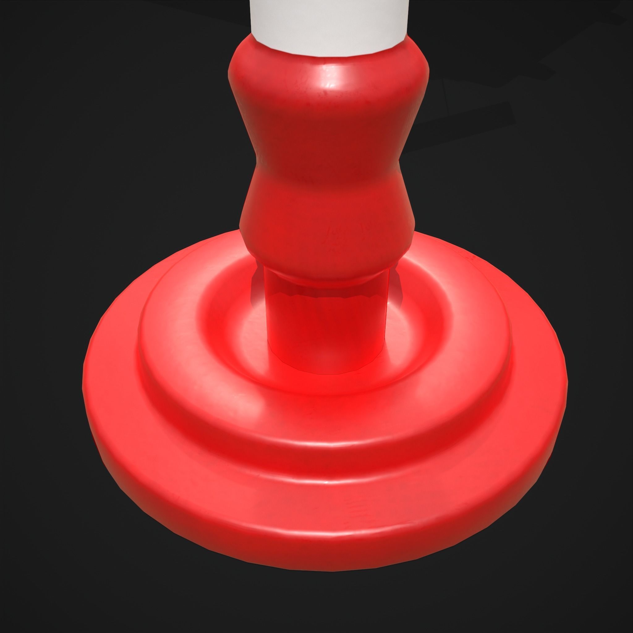 Festive Holiday Mail Box Low-poly 3D model_13