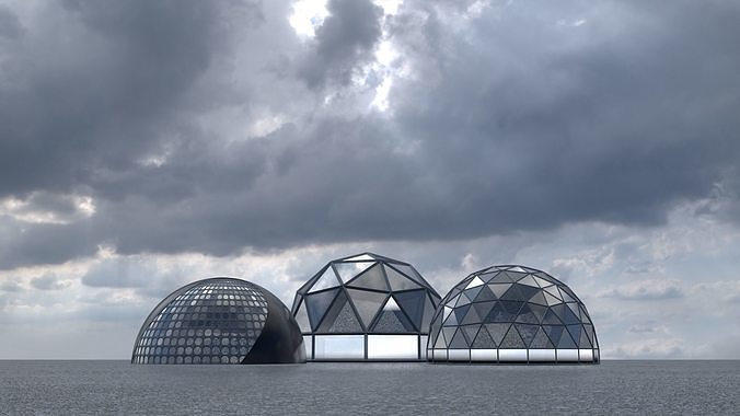 Geodesic Dome  3D Model Collection