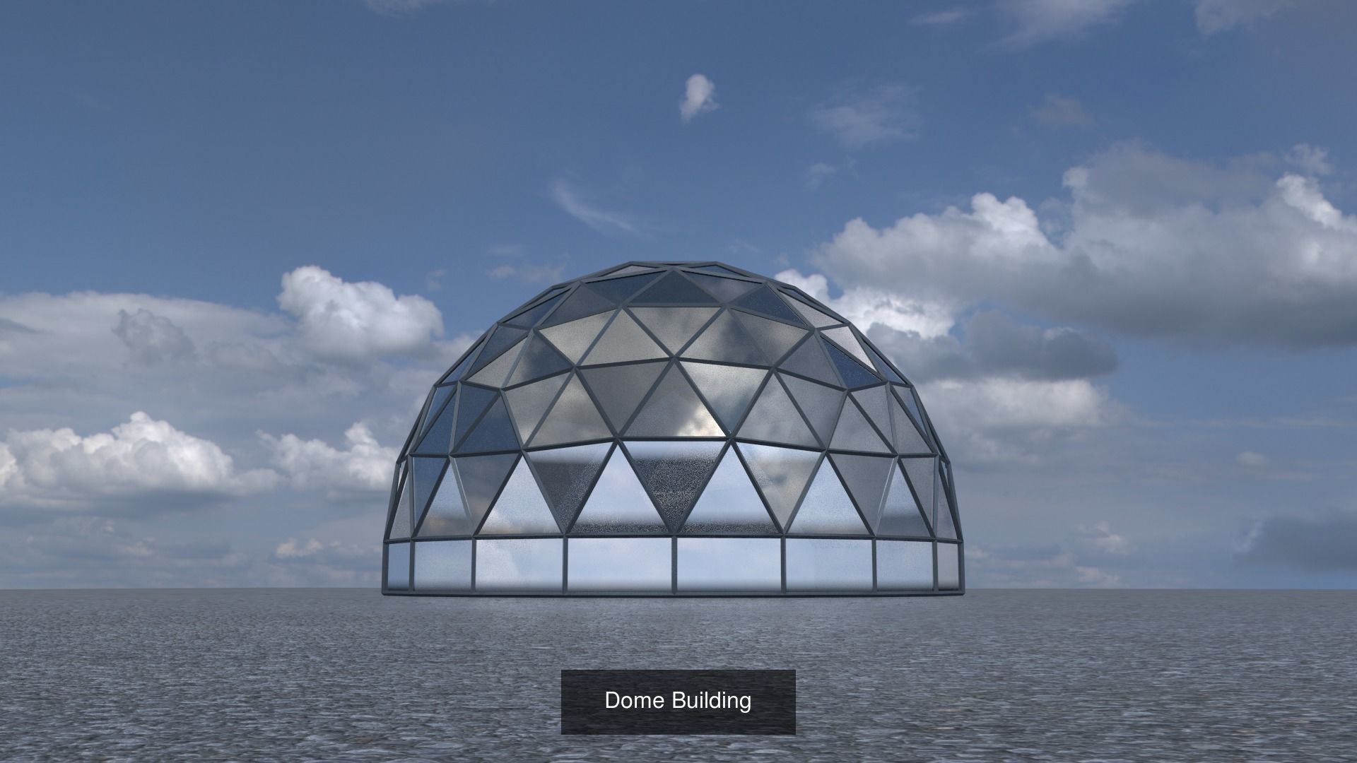 Geodesic Dome  3D Model Collection_14